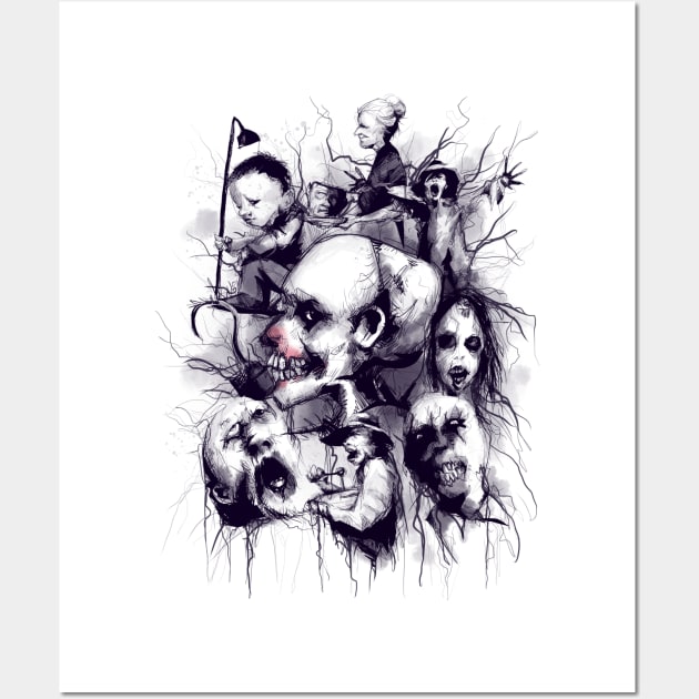 Scary Stories Wall Art by LVBart